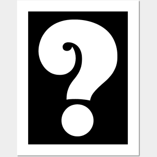 Sarcastic Question Mark Funny Punctuation Teacher Writer Posters and Art